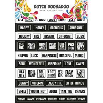 Dutch DooBaDoo Sticker Art - Texte
